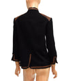 Elizabeth and James Clothing XS | US 2 Cropped Sleeve Military Jacket