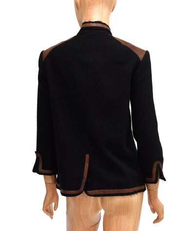 Elizabeth and James Clothing XS | US 2 Cropped Sleeve Military Jacket