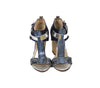 Elizabeth and James Shoes Medium | US 8 Faux Python Block Heel Sandal