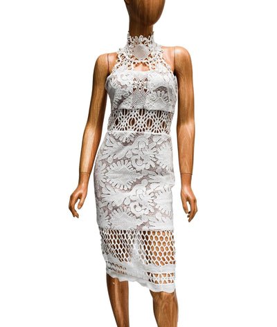 ELLIATT Clothing Small Halter Lace Dress with Cut-Outs