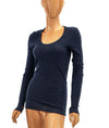 Enza Costa Clothing Small Fitted Long Sleeve Top