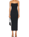 Enza Costa Clothing Small Silk Knit Jersey Essential Strappy Dress