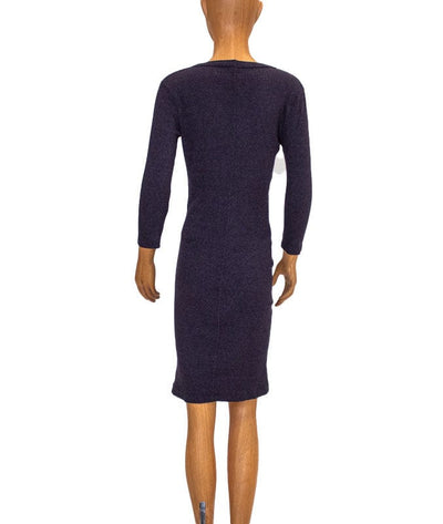 Enza Costa Clothing XS Fitted Rib Knit Dress