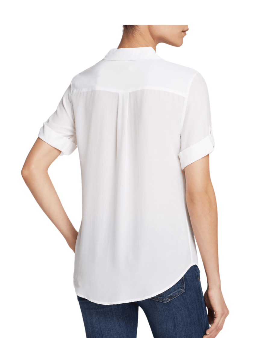 Equipment Clothing Medium Slim Signature Silk Blouse
