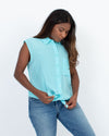 Equipment Clothing Small Front Tie Blouse