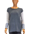 Equipment Clothing Small Grey Pullover Sweater