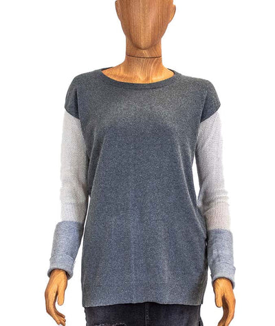 Equipment Clothing Small Grey Pullover Sweater