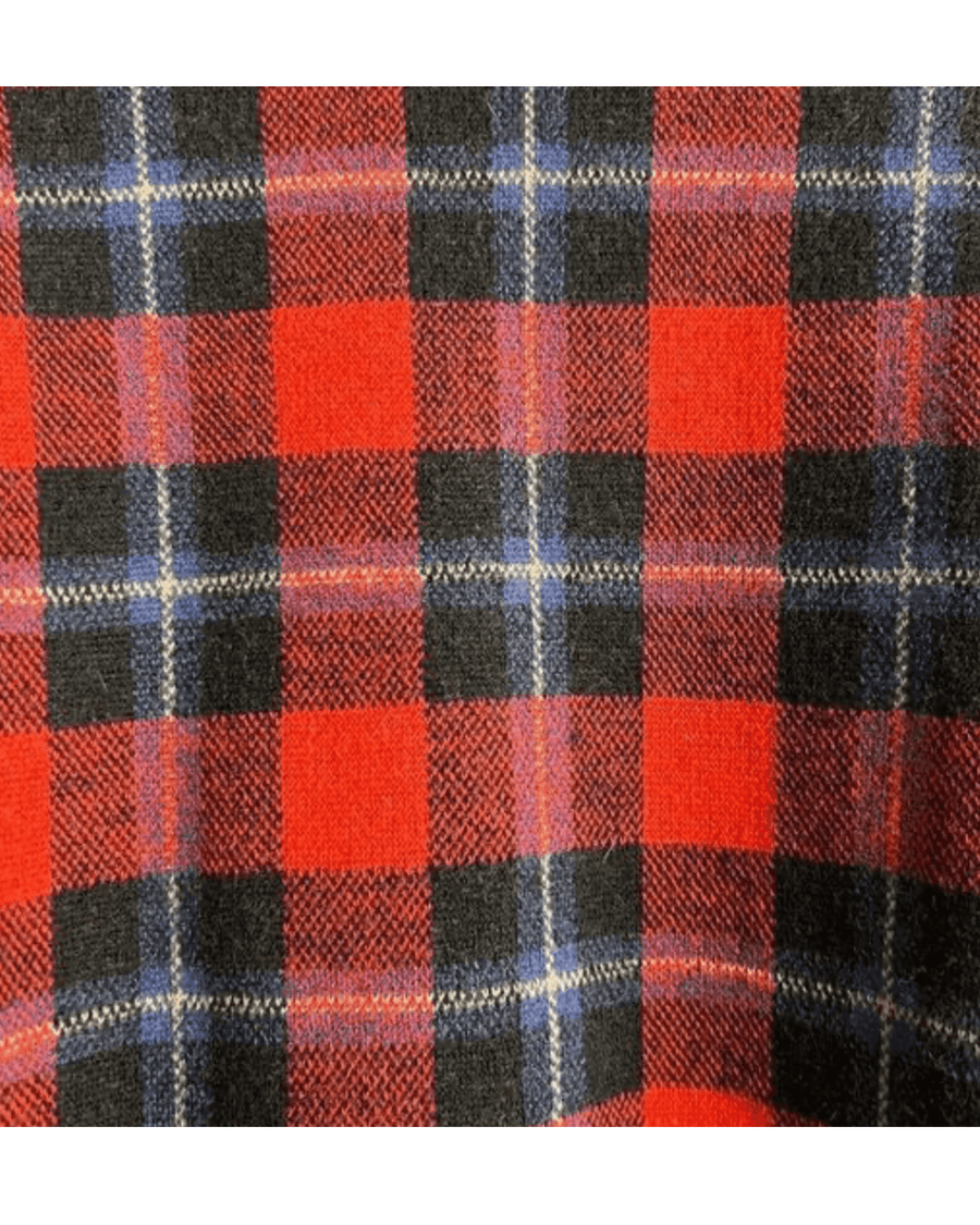 Equipment FEMME Red Plaid Pullover 100% WOOL