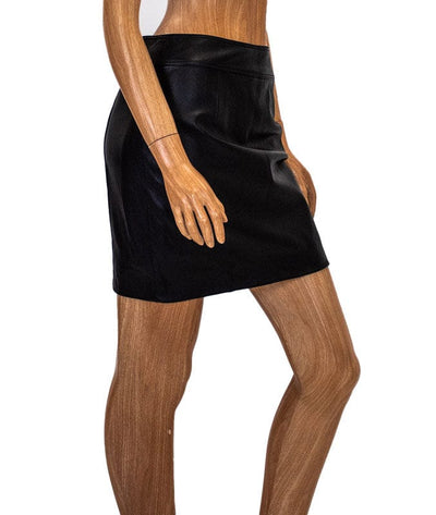 Etcetera by Edmond Chin Clothing Small | US 2 High Waisted Leather Mini Skirt