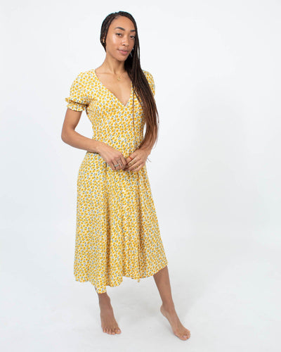 Faithful the Brand Clothing XS | US 2 Floral Midi Dress