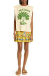Farm Rio Clothing Medium Amazonia Frond Print T-Shirt
