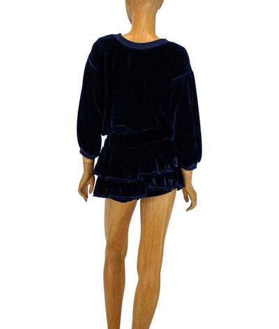 Flannel Clothing XS Velvet Romper with Silk Lining