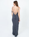 Flynn Skye Clothing Small Floral Navy Maxi Dress