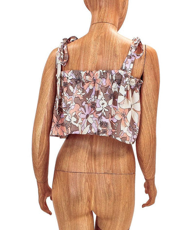 For Love & Lemons Clothing Medium Cropped Tie Strap Top