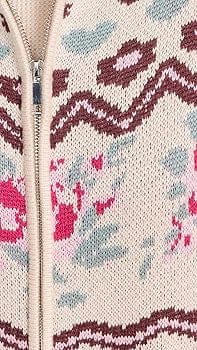For Love & Lemons Clothing Ski Lodge Zip Up Sweater