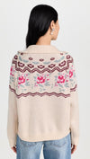 For Love & Lemons Clothing Ski Lodge Zip Up Sweater