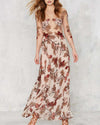 For Love & Lemons Clothing Small "Sierra" Silk Maxi Dress