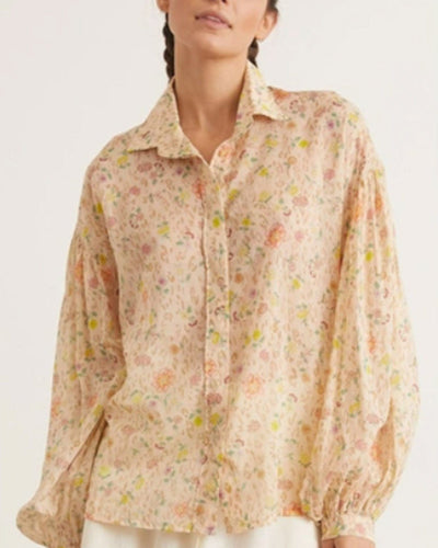 Forte_Forte Clothing XS | 0 "A Flower in the Snow" Printed Shirt
