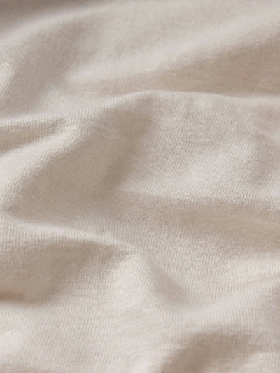 FRAME Clothing Medium Snap Henley Alabaster