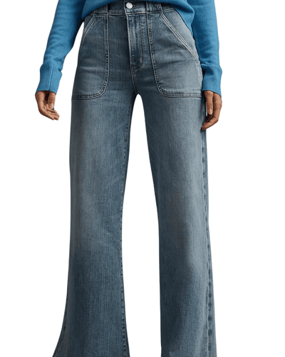 FRAME Clothing Medium | US 28 Modern Pocket High-Rise Wide-Leg jeans