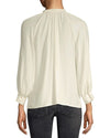 FRAME Clothing Small Raglan Silk Blouse
