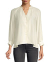 FRAME Clothing Small "Raglan" Silk Blouse