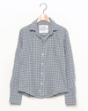 Frank & Eileen Clothing Large Grey Plaid Flannel Button Front