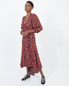 GANNI Clothing Small | US 2 I FR 34 Floral Wrap Dress
