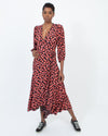 GANNI Clothing Small | US 2 I FR 34 Floral Wrap Dress