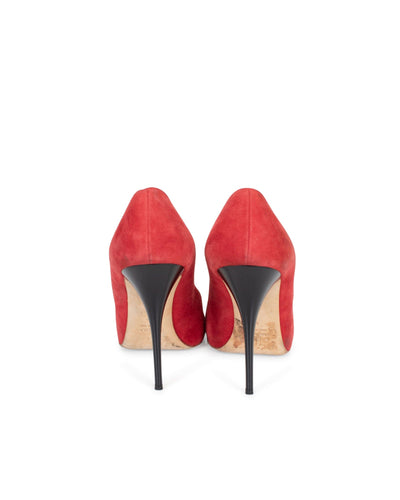 Giuseppe Zanotti Shoes Large | 9 Red Suede Stiletto Heels