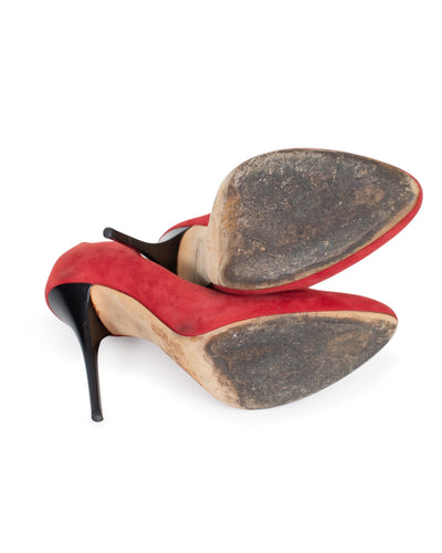 Giuseppe Zanotti Shoes Large | 9 Red Suede Stiletto Heels