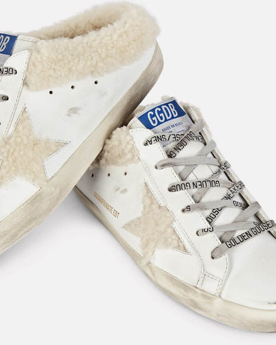 Golden Goose Shoes Large | US 9 "Superstar Sabot Shearling Sneakers"