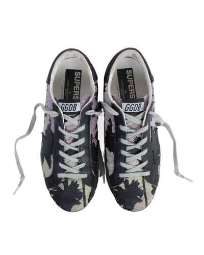 Golden Goose Shoes Medium | US 8 I IT 38 Hawaiian Print Low Top Sneakers