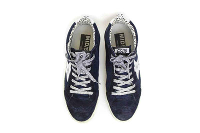 Golden Goose Shoes Medium | US 9 I IT 39 Francy Mid-Top Sneakers in Navy Suede