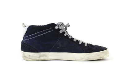 Golden Goose Shoes Medium | US 9 I IT 39 Francy Mid-Top Sneakers in Navy Suede