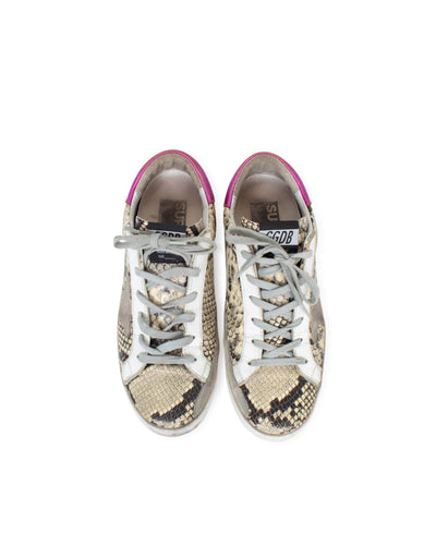 Golden Goose Shoes Medium | US 9 "Superstar" Snake Sneakers