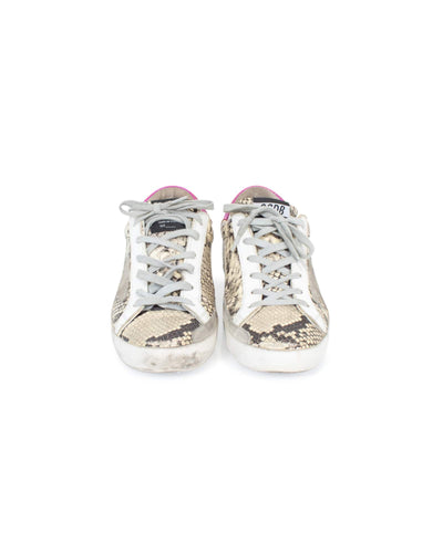 Golden Goose Shoes Medium | US 9 "Superstar" Snake Sneakers
