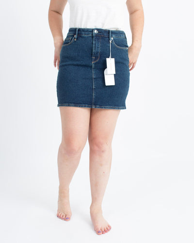 Good American Clothing Medium | US 29 Denim Mini Skirt