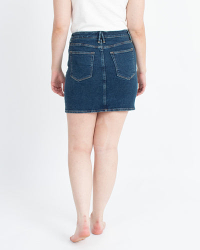 Good American Clothing Medium | US 29 Denim Mini Skirt