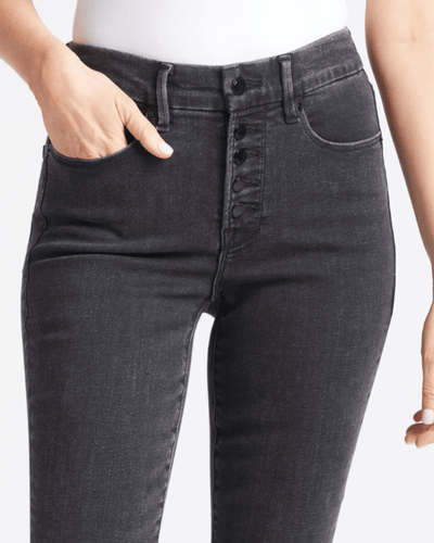 Good American Clothing Medium | US 6/28 Good Legs Crop With Mini Slit