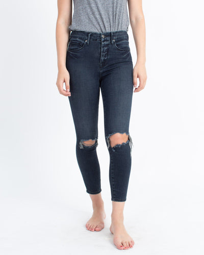 Good American Clothing Small | US 26 Distressed Skinny Jeans