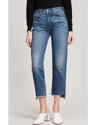GRLFRND Clothing Medium | US 28 "Helena High-Rise Straight-Leg Jeans"