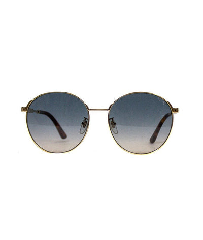 Gucci Accessories One Size Gold Framed Round Sunglasses