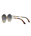 Gucci Accessories One Size Gold Framed Round Sunglasses