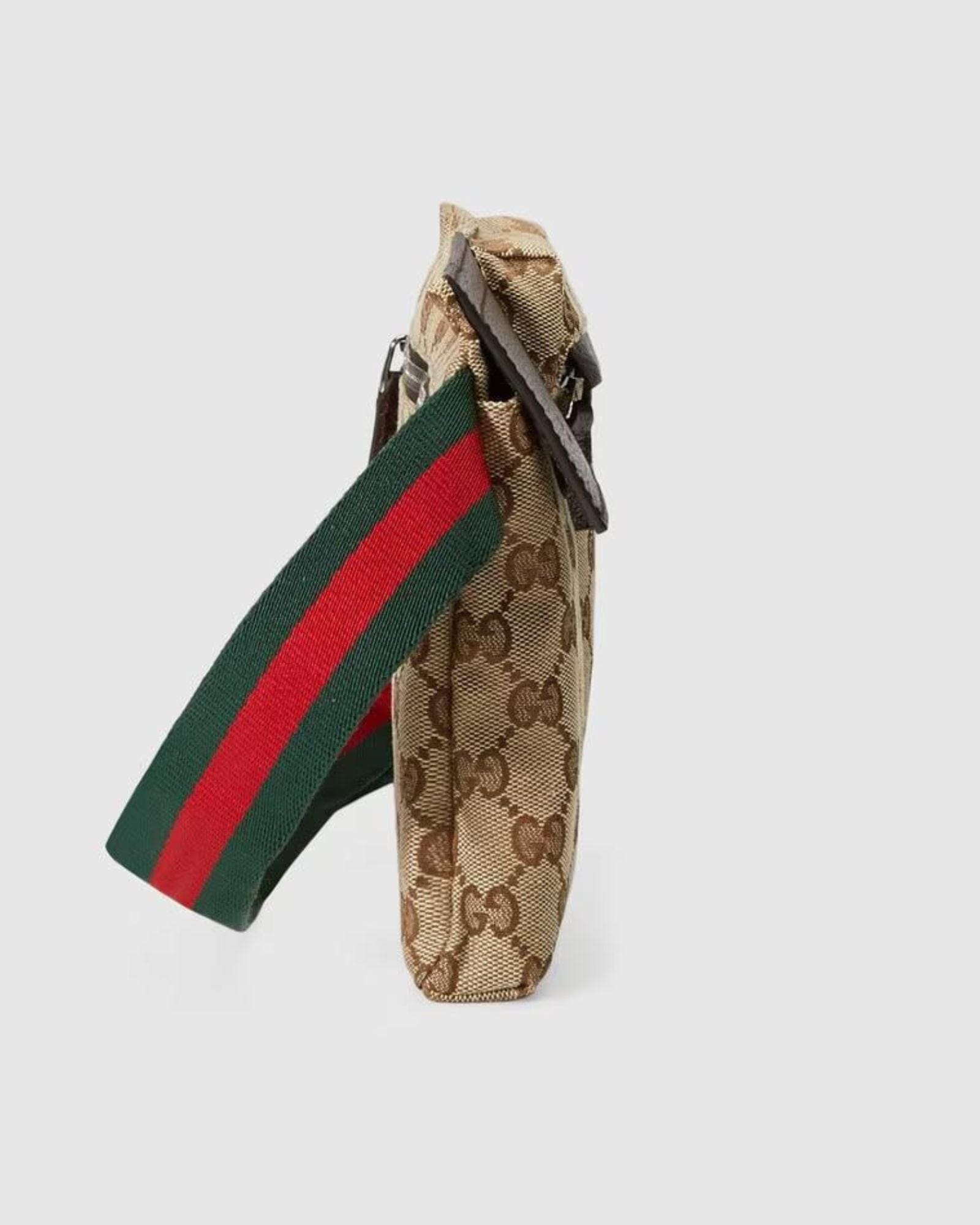 Gucci Pink Canvas Double Pocket Waist Pouch