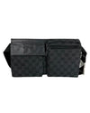 Gucci Bags One Size GG Canvas Double Pocket Waist Bag