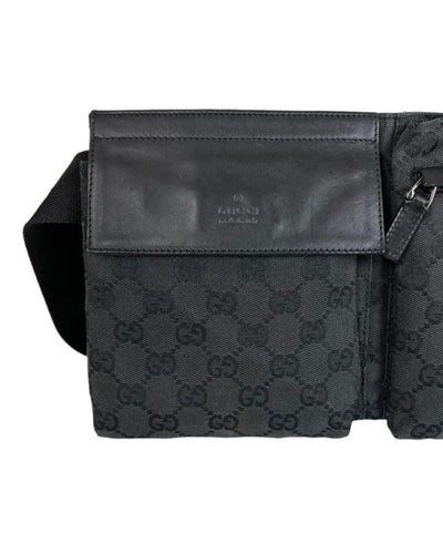 Gucci Bags One Size GG Canvas Double Pocket Waist Bag