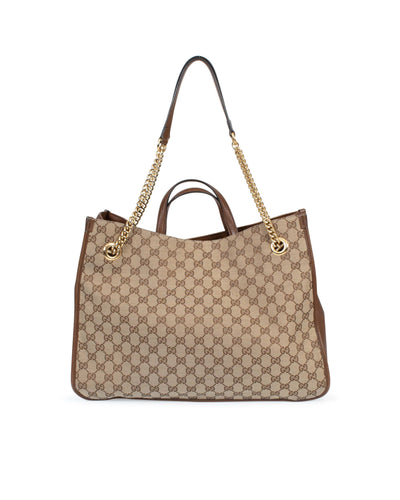 Gucci Bags One Size GG Canvas Medium Horsebit 1955 Tote