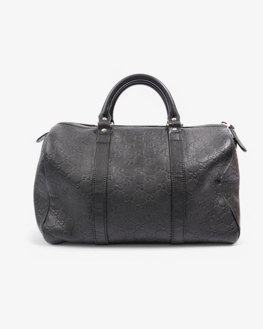 Gucci Bags One Size Gucci Boston Black Leather Bag