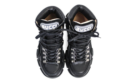 Gucci Shoes Medium | US 8.5 I IT 38.5 Gucci Flashtrek Leather-Lined Combat Boots